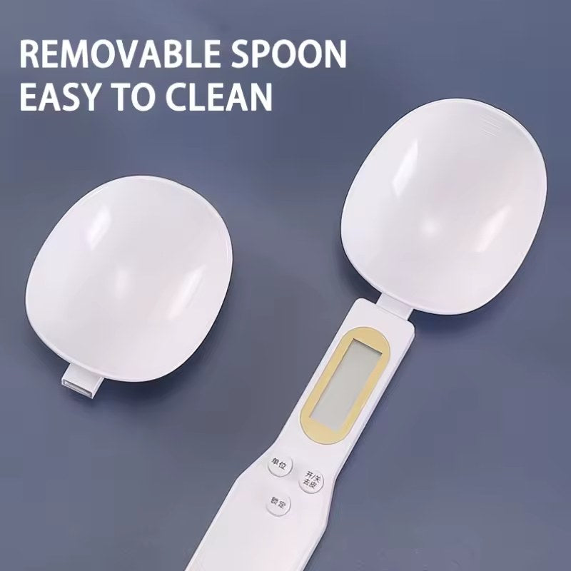 Digital measuring spoon detail